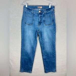 Kut From The Kloth Elizabeth Straight Leg High Rise Stretch Jeans Size 6 / 29w